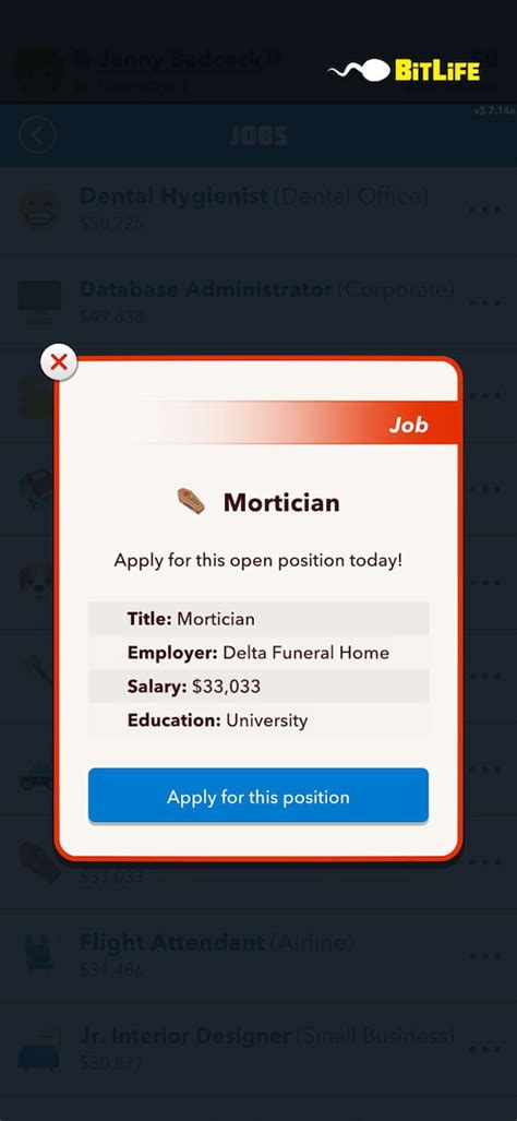 BitLife mortician